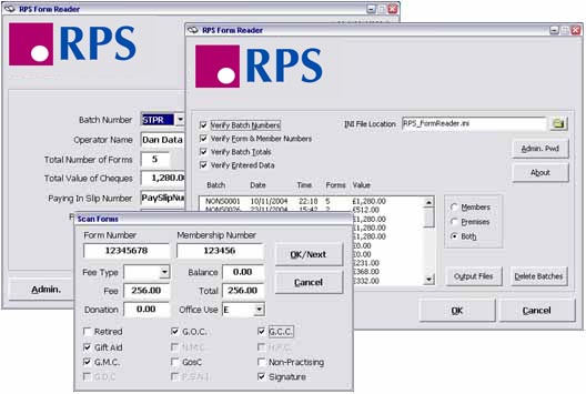 RPS Form Reader Database